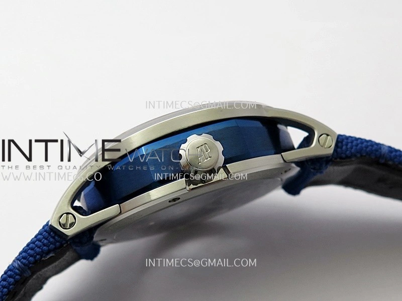 Code 11.59 26600NB SS APPF Best Edition Blue Skeleton Dial on Blue Nylon Strap Asian Tourbillon